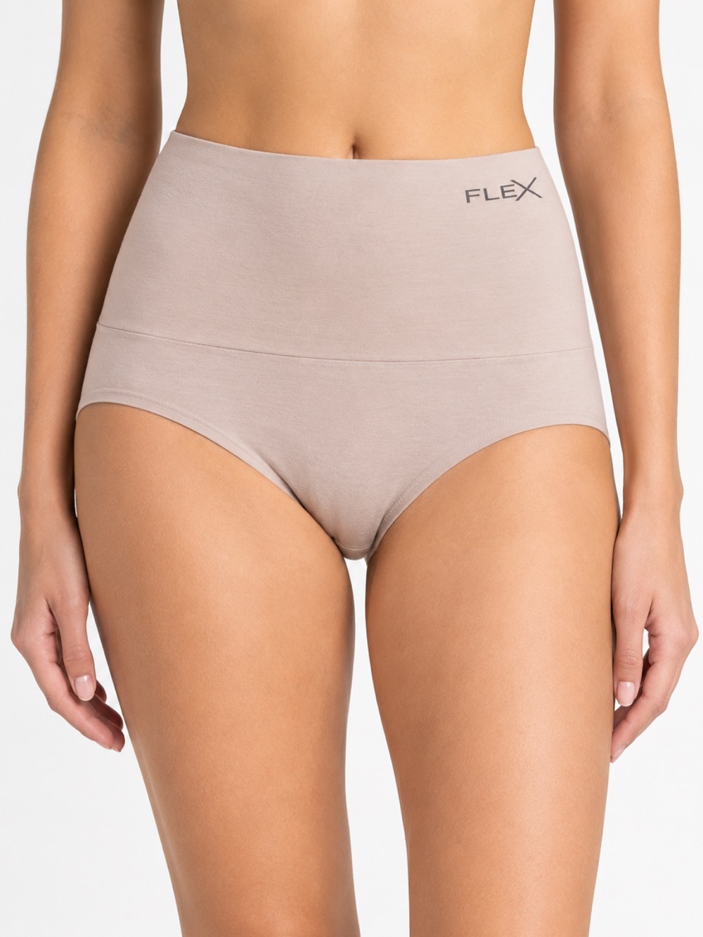 FLEX nude high rise compression Shapewear underwear briefs size small